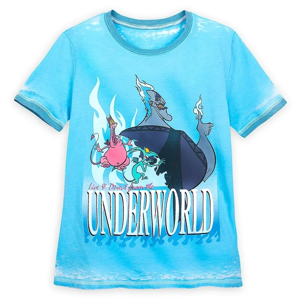 NWT Disney Parks Hercules Hades Burnout Tee Size Small - Picture 1 of 7